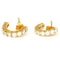 Boucles d'oreilles Boucles d'oreilles créoles en or jaune 18 carats et diamants 58 Facettes E4E86611FC5241C388E2BC3F779A76D0