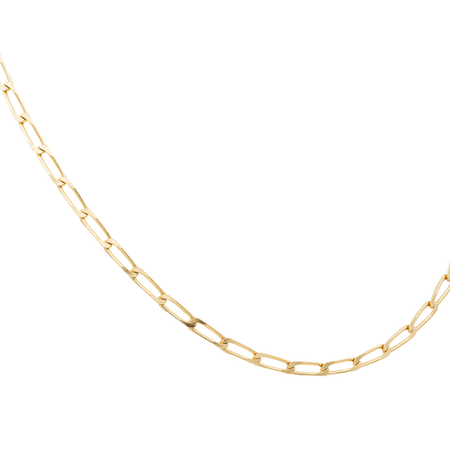 Collier Collier maille cheval en or jaune 18 carats 58 Facettes 1660387CN
