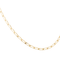 Collier Collier maille cheval en or jaune 18 carats 58 Facettes 1660387CN