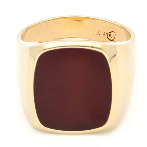 Bague 64 Bague chevalière homme en or jaune 14 carats et cornaline 58 Facettes 03EDE7C6E3E6499B82722D49EF93601B