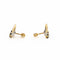 Boucles d'oreilles Boucles d'oreilles Or jaune, Or blanc Saphir, Diamant 58 Facettes 1667868CN