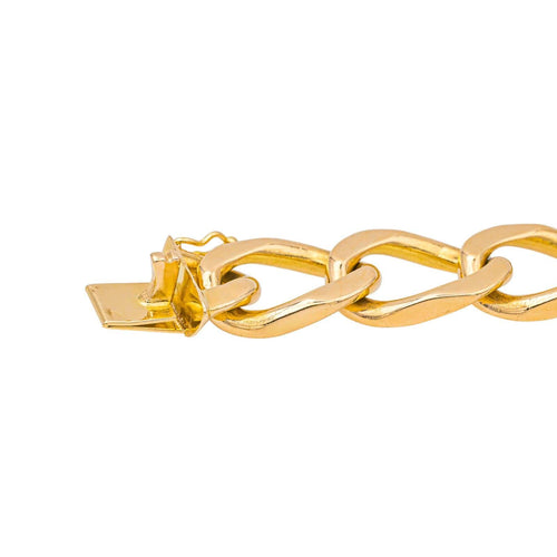 Bracelet Bracelet maille gourmette en or rose 18 carats 58 Facettes 1667904CN