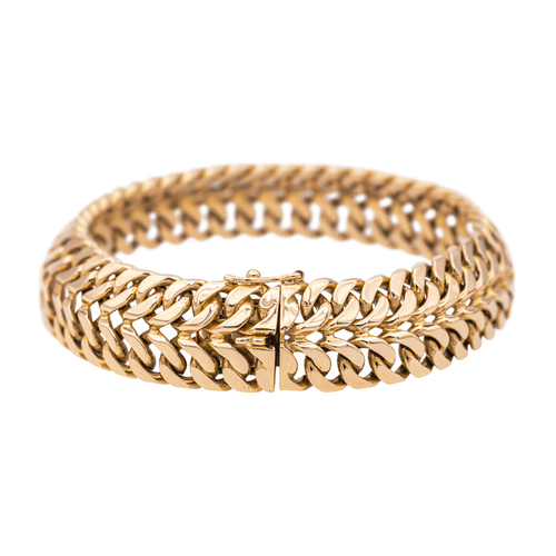 Bracelet Bracelet Maille gourmette Or rose 58 Facettes 1667913CN