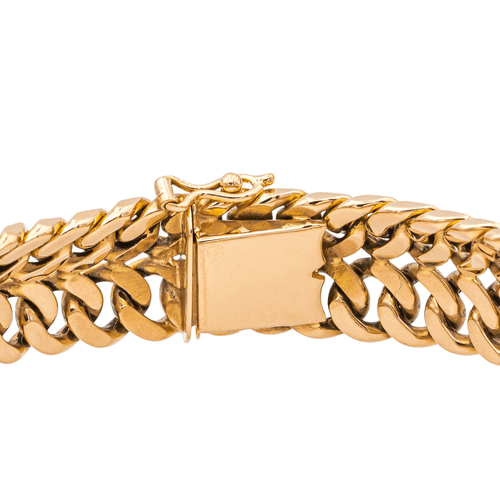 Bracelet Bracelet Maille gourmette Or rose 58 Facettes 1667913CN
