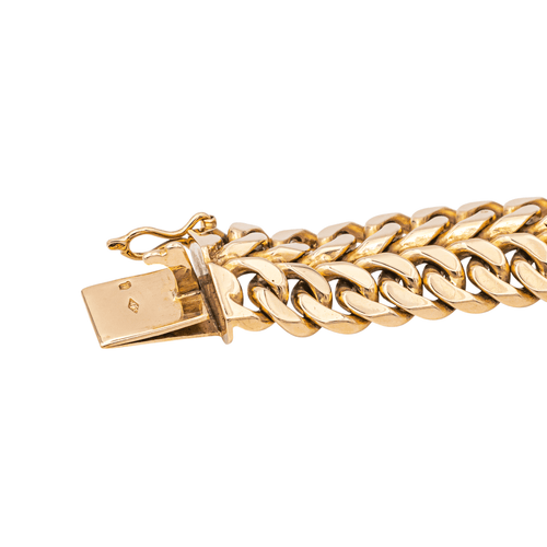 Bracelet Bracelet Maille gourmette Or rose 58 Facettes 1667913CN