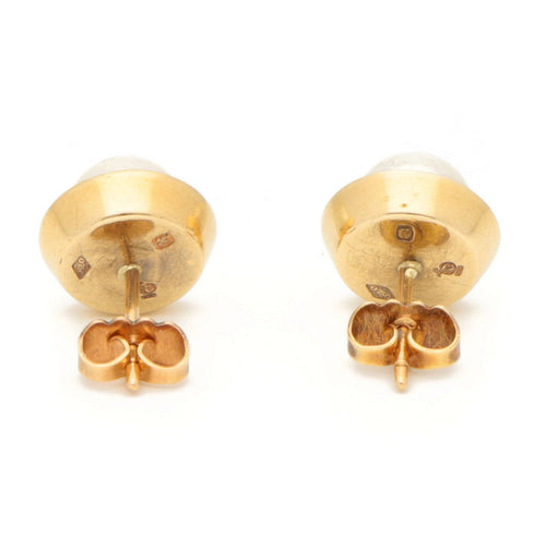 Boucles d'oreilles Boucles d'oreilles en or jaune 18 carats avec perles 58 Facettes D58E9815BB6846309162BD537BE070DD
