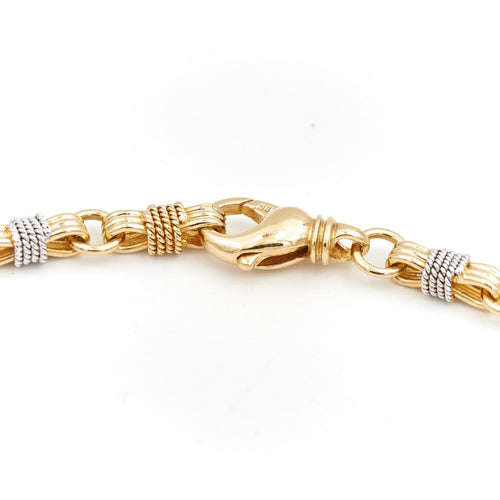 Collier Collier Or jaune, Or blanc 58 Facettes 1680814CN