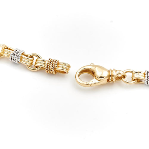 Collier Collier Or jaune, Or blanc 58 Facettes 1680814CN