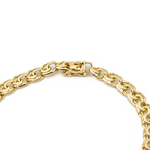Bracelet Bracelet maille souple en or jaune 18 carats 58 Facettes 1681316CN