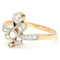 Bague 62 Bague florale en or jaune 14 carats avec diamants 58 Facettes 465CF887664A4622A15575ABD96024CD