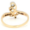 Bague 62 Bague florale en or jaune 14 carats avec diamants 58 Facettes 465CF887664A4622A15575ABD96024CD