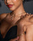 Collier Collier maille anglaise en or jaune 18 carats rubis et diamants 58 Facettes 1692650CN