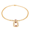 Collier Collier Maille anglaise Or jaune Rubis, Diamant 58 Facettes 1692650CN