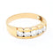 Bague 57.5 Bague rangée de diamants en or jaune 18 carats 58 Facettes 7306A6DCBECD41E4B7D608831D2D088E