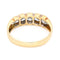 Bague 57.5 Bague rangée de diamants en or jaune 18 carats 58 Facettes 7306A6DCBECD41E4B7D608831D2D088E