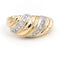 Bague 54 Bague Or jaune, Or blanc Diamant 58 Facettes 1692969CN