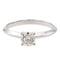 Bague 51 Bague solitaire en platine 950 avec diamant 0,50 ct 58 Facettes 1692970CN