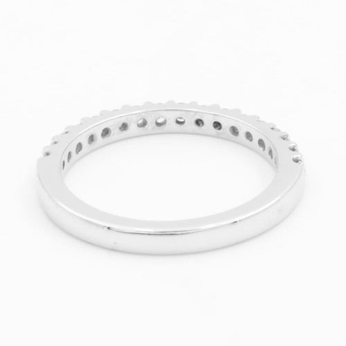 Bague 50.5 Alliance demi-tour en platine 950 sertie de diamants 58 Facettes 1692971CN