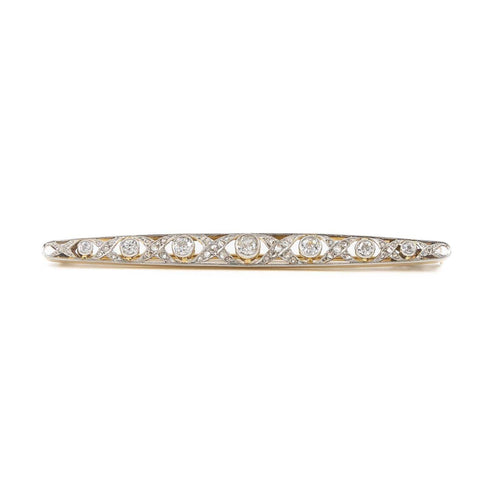 Broche Broche Art déco Or jaune, Or blanc Diamant 58 Facettes 1696189CN
