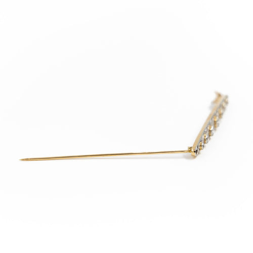 Broche Broche Art déco Or jaune, Or blanc Diamant 58 Facettes 1696189CN