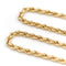 Collier Collier Maille corde Or jaune 58 Facettes 1696360CN