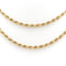 Collier Collier maille corde en or jaune 18 carats 58 Facettes 1696360CN