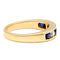 Bague 52.5 Bague vintage en or jaune 18 carats avec diamants et saphirs 58 Facettes 98F3146B2C514D7D80B0BF5F287C393F