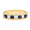Bague 52.5 Bague vintage en or jaune 18 carats avec diamants et saphirs 58 Facettes 98F3146B2C514D7D80B0BF5F287C393F