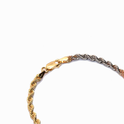 Bracelet Bracelet corde trois ors 18k 58 Facettes DG00TR01AEAFG