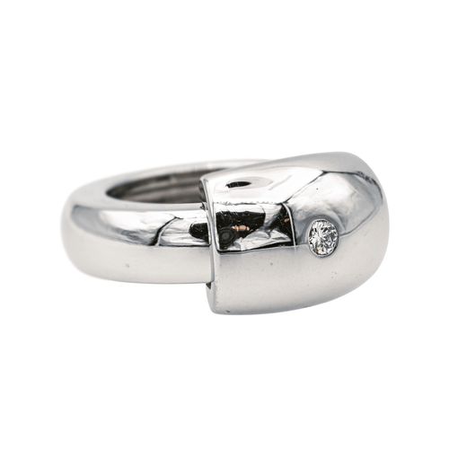 Bague 51 Piaget Dancer - Bague en or blanc avec diamant 58 Facettes 1702227CN
