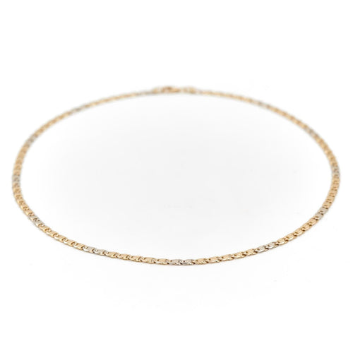 Collier Collier Or jaune, Or blanc 58 Facettes 1718051CN