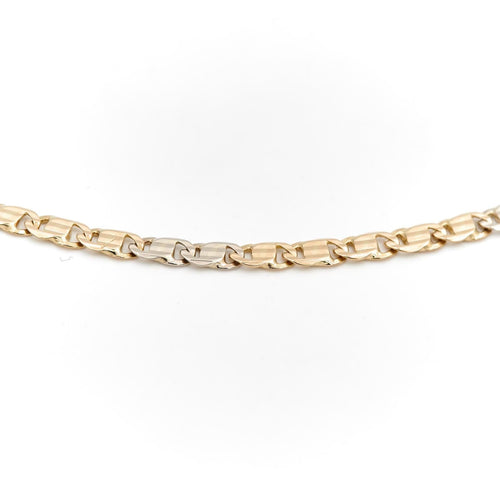 Collier Collier en or jaune et or blanc 18 carats 58 Facettes 1718051CN
