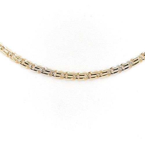 Collier Collier en or jaune et or blanc 18 carats 58 Facettes 1718051CN