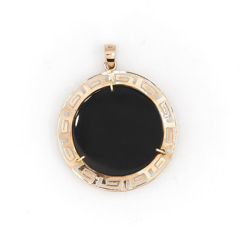 Pendentif Pendentif chinois en or jaune 18 carats avec rubis, opales et cornaline 58 Facettes 1718068CN
