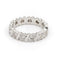 Bague 50 Alliance - Bague en or blanc 18 carats et diamants 58 Facettes 1718077CN