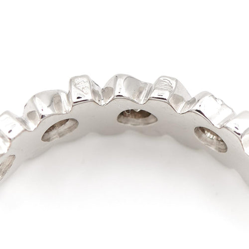 Bague 50 Bague Alliance Or blanc Diamant 58 Facettes 1718077CN