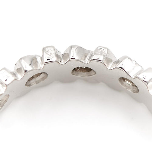 Bague 50 Alliance - Bague en or blanc 18 carats et diamants 58 Facettes 1718077CN