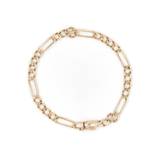 Bracelet Bracelet Maille alternée Or jaune 58 Facettes 1718088CN
