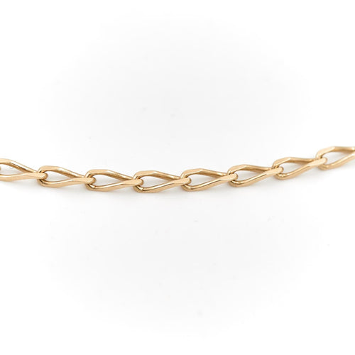 Collier Collier maille cheval en or jaune 18 carats 58 Facettes 1718094CN