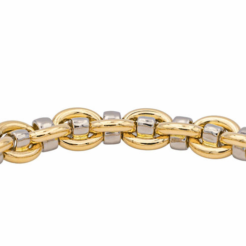 Bracelet Bracelet Maille souple Or jaune, Or blanc 58 Facettes 1720322CN