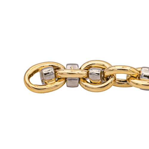Bracelet Bracelet Maille souple Or jaune, Or blanc 58 Facettes 1720322CN