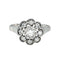 Bague 64 Bague Marguerite Or blanc Diamant 58 Facettes 1720542CN