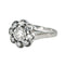 Bague 64 Bague marguerite en or blanc 18 carats avec diamants 58 Facettes 1720542CN