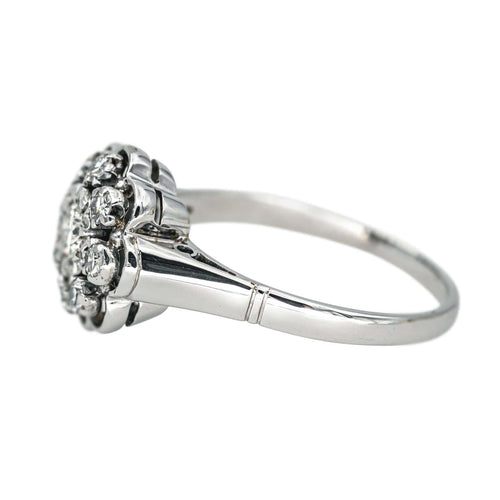 Bague 64 Bague Marguerite Or blanc Diamant 58 Facettes 1720542CN