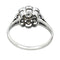 Bague 64 Bague marguerite en or blanc 18 carats avec diamants 58 Facettes 1720542CN
