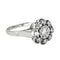 Bague 64 Bague Marguerite Or blanc Diamant 58 Facettes 1720542CN