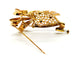 Broche Broche en or jaune 18 carats sertie de diamants 58 Facettes 1732061CN
