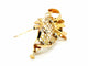 Broche Broche en or jaune 18 carats sertie de diamants 58 Facettes 1732061CN