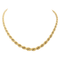 Collier Collier chaîne torsadée en chute en or jaune et or blanc 58 Facettes 1732343CN