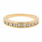 Bague 51 Bague Demi alliance Or jaune Diamant 58 Facettes 1733143CN